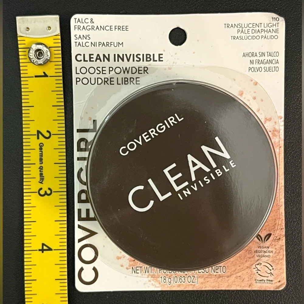 COVERGIRL Clean Invisible Setting Powder, 110 Translucent Light - brand new